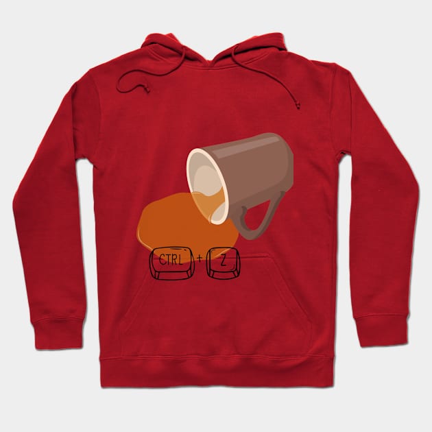 coffee spilled Hoodie by WEARDROBES